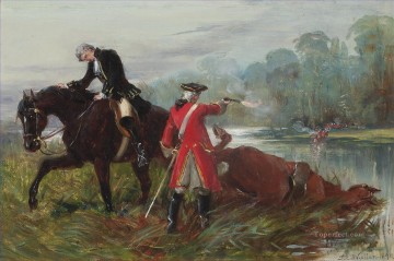 samuel ampzing Painting - After Culloden Samuel Edmund Waller genre Military War